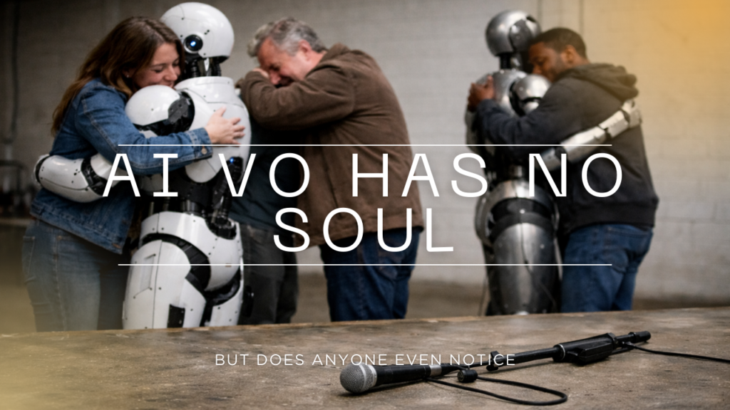 AI Voiceover Has No Soul But Does That Matter