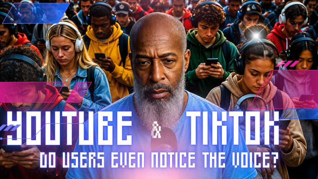 Do Audiences on Youtube and Tik Tok Notice Voiceover